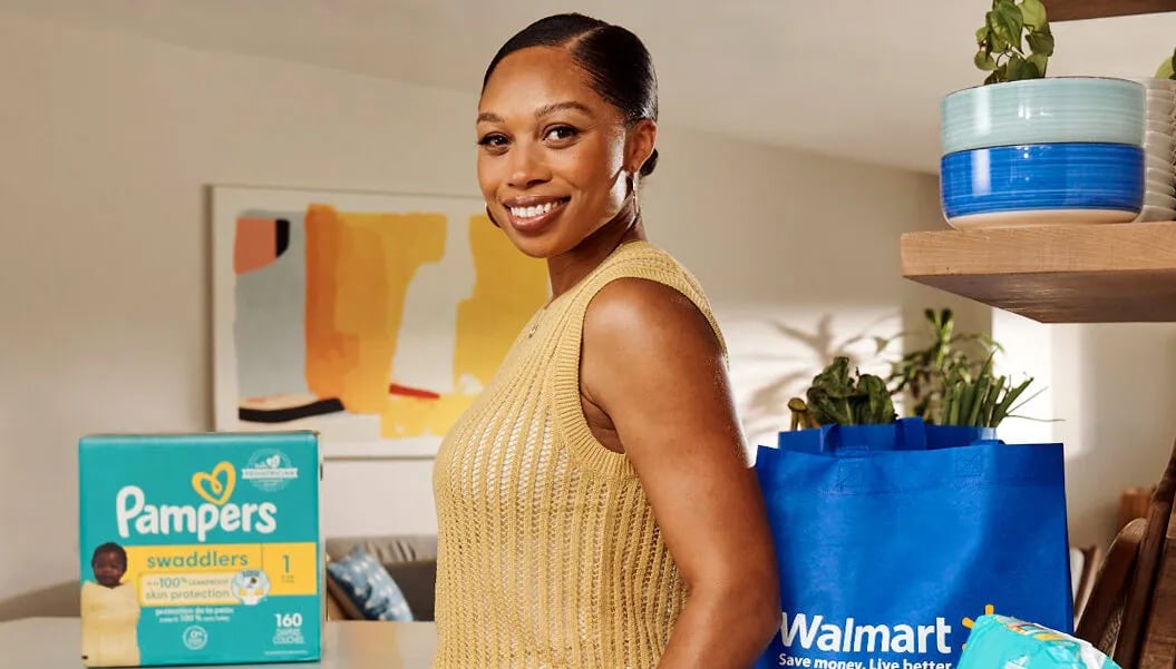 Allyson Felix and Pampers Partner to Support Olympian Moms