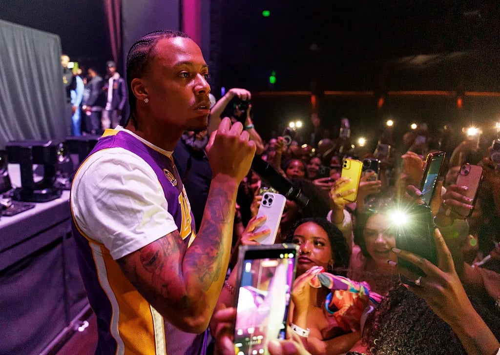 Skilla Baby at GloRilla 'The GLORIOUS Tour' held at The Novo on April 15, 2025 in Los Angeles, California.