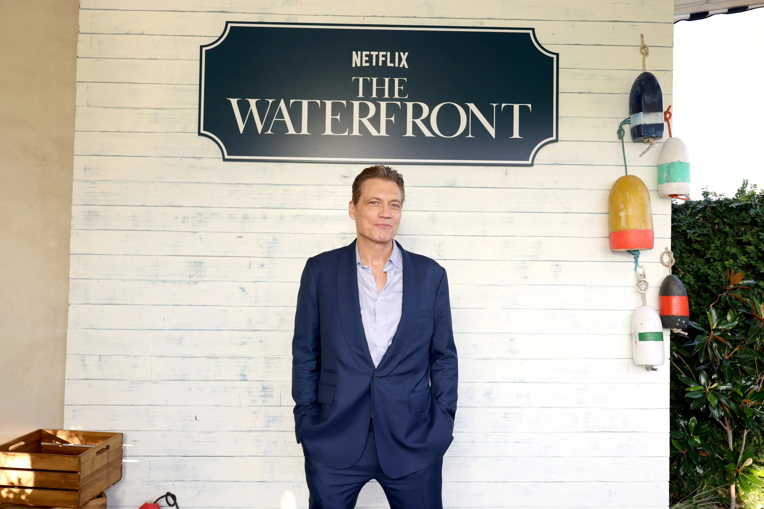 Holt McCallany attends Netflix's The Waterfront Screening &amp; Dinner on May 29, 2025 in Austin, Texas.