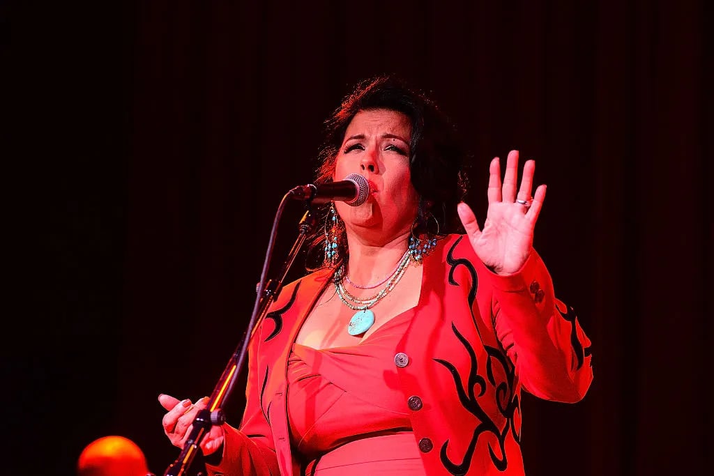 NASHVILLE, TN - OCTOBER 05: Rebekah Del Rio performs on the Democratic Fundraiser at City Winery Nashville on October 5, 2016 in Nashville, Tennessee.
