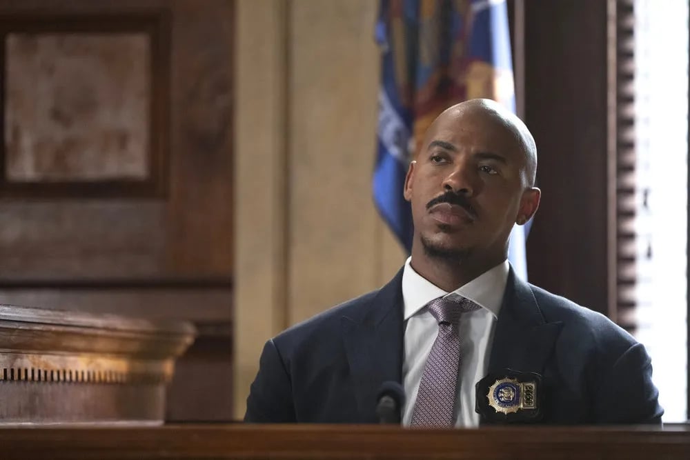 LAW & ORDER -- "Inherent Bias" Episode 24016 -- Pictured: Mehcad Brooks as Detective Jalen Shaw --