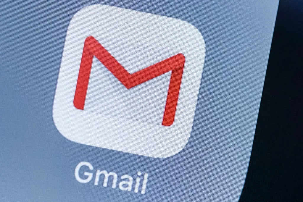 Hong Kong, Hong Kong - JULY 31: A smart phone with the icons for the Google Gmail app is seen on the screen in Hong Kong, Hong Kong, on July 31, 2018.
