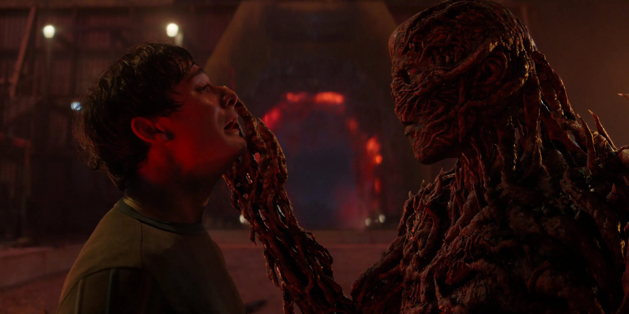 STRANGER THINGS: SEASON 5. (L to R) Noah Schnapp as Will Byers and Jamie Campbell Bower as Vecna in Stranger Things: Season 5. Cr. COURTESY OF NETFLIX © 2025