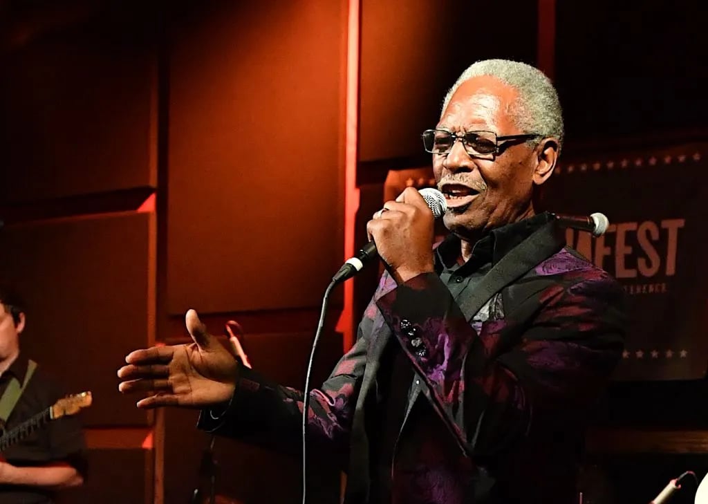 Recording Artist Don Bryant performs on stage in 2017