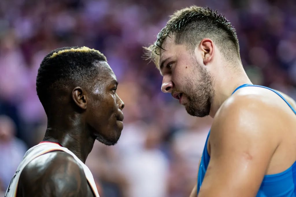 Dennis Schröder and Luka Doncic in 2022