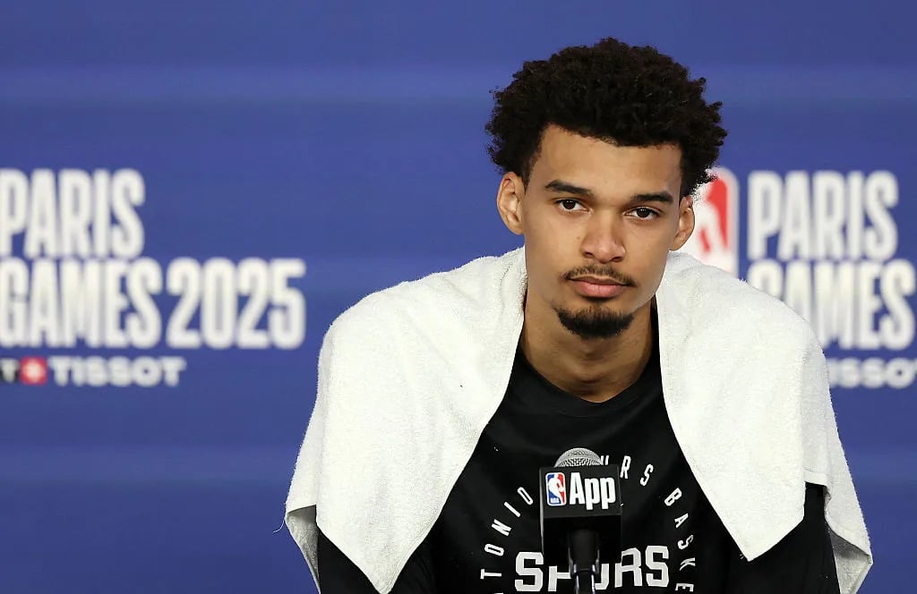 Victor Wembanyama at press conference