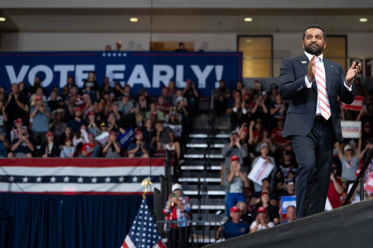 Kash Patel Criticized After Video Shows Him Celebrating With U.S. Hockey Team At Winter Olympics
