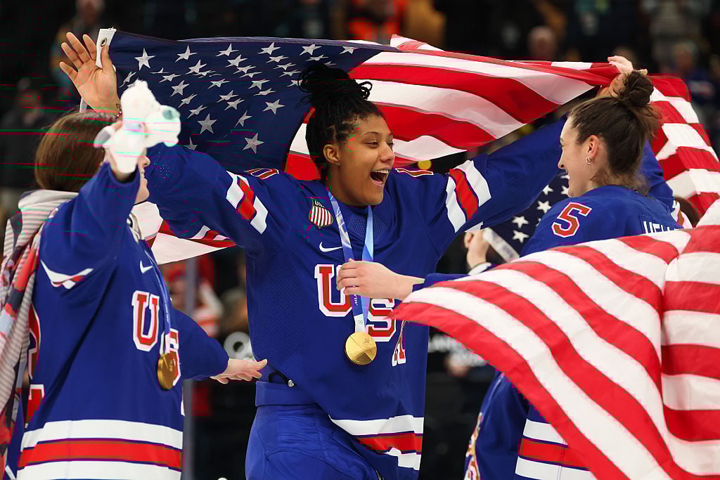 Laila Edwards Is The First Black Woman To Win Olympic Gold In U.S. Women’s Hockey