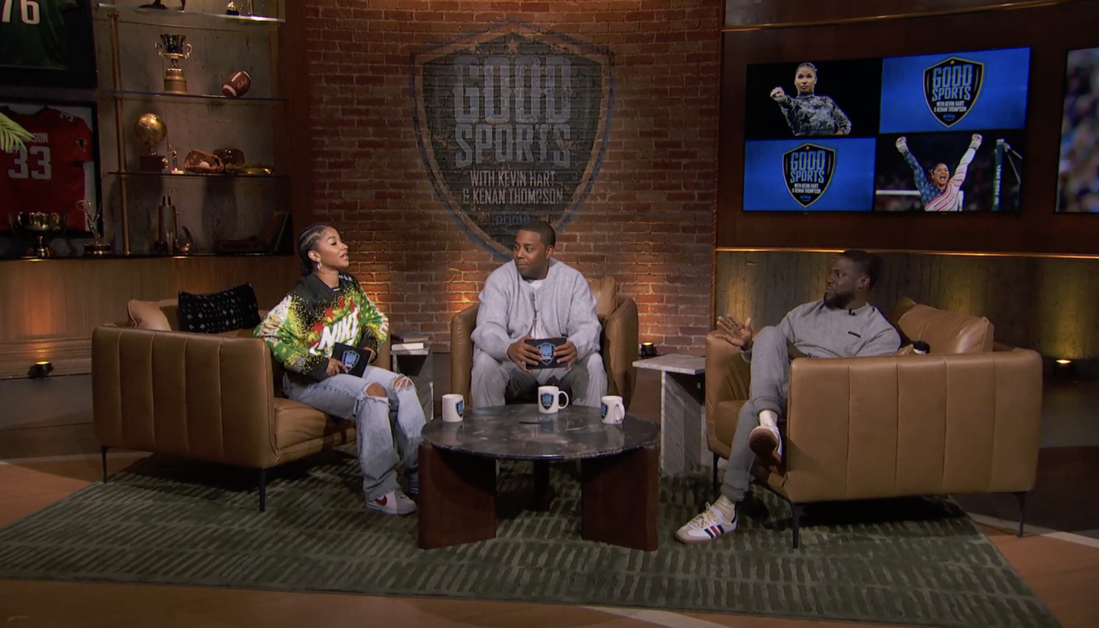 Jordan Chiles Has Kevin Hart Do A ‘North Philadelphia’ Cartwheel In ‘Good Sports’ Exclusive Preview