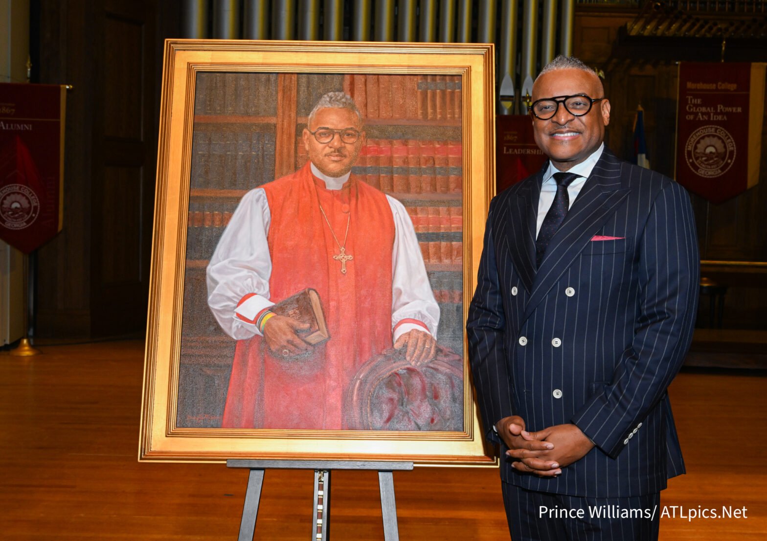 Morehouse College Unveils Portrait Of HBCU’s First Openly Gay Bishop