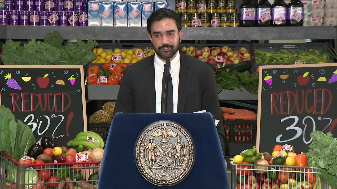 Zohran Mamdani Says New City-Owned Grocery Stores Will Sell Groceries 30% Cheaper