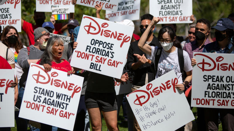 Disney Employees Stage Walk Out Over Company’s Stance On Florida’s ‘Don’t Say Gay’ Bill
