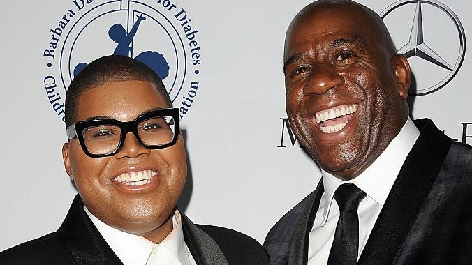 Magic Johnson Said His Relationship With His Son 'Changed Me'