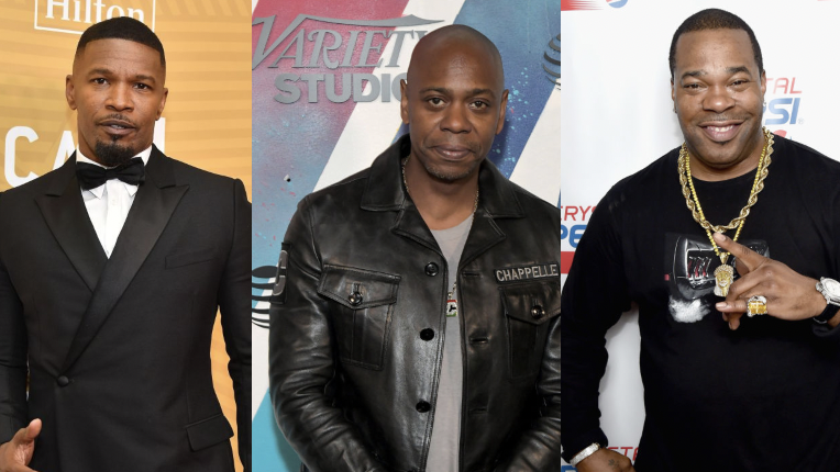 Twitter Relishes In The Magnitude Of Jamie Foxx And Busta Rhymes Fighting Off Dave Chappelle's Attacker
