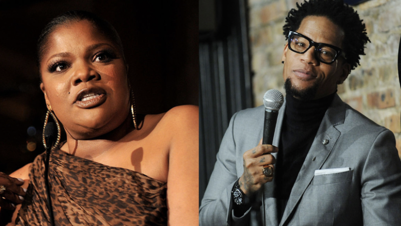 Mo'Nique's Beef With Comedian DL Hughley Has Twitter Scratching Its Head