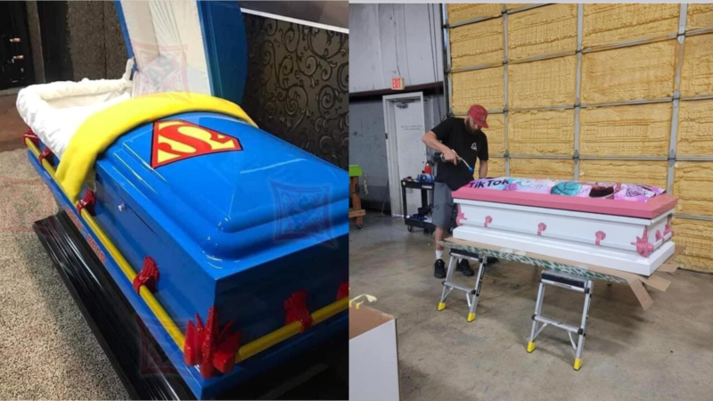 Texas Artist Designs 19 Custom Caskets For Uvalde School Shooting ...