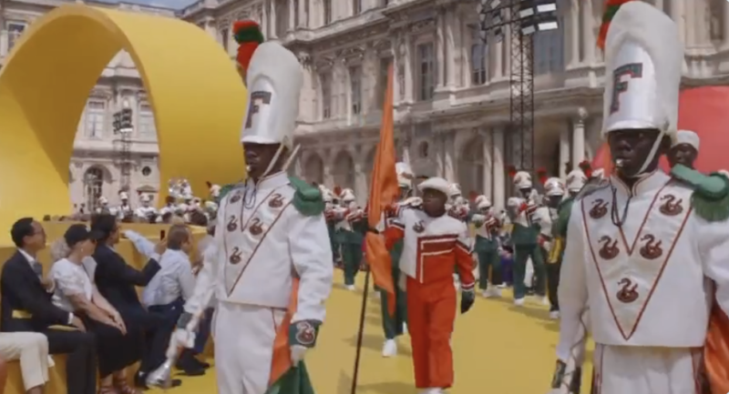 Florida A&M Marching 100 delivers electrifying performance during Louis  Vuitton Fashion Show - Good Morning America