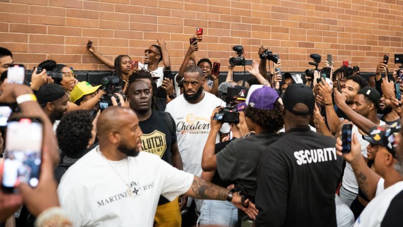 LeBron James Breaks The Internet With Drew League Appearance
