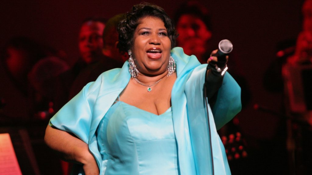 Black Female Producers pictured: Aretha Franklin