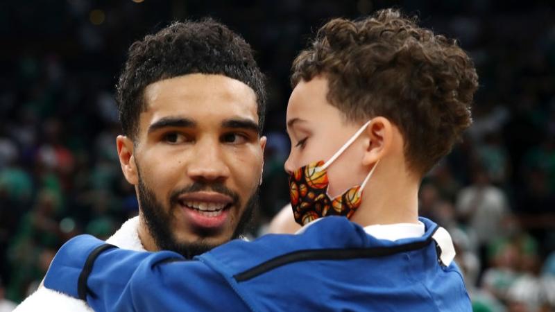 Jayson Tatum Showed No Mercy For 4-Year-Old Son Attempting To Shoot His Shot