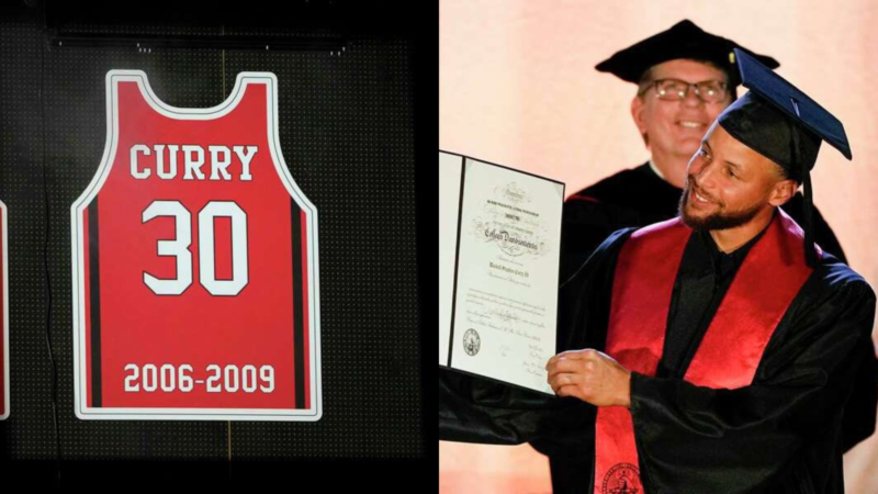 Steph Curry Graduates From Davidson College In Momentous One Man