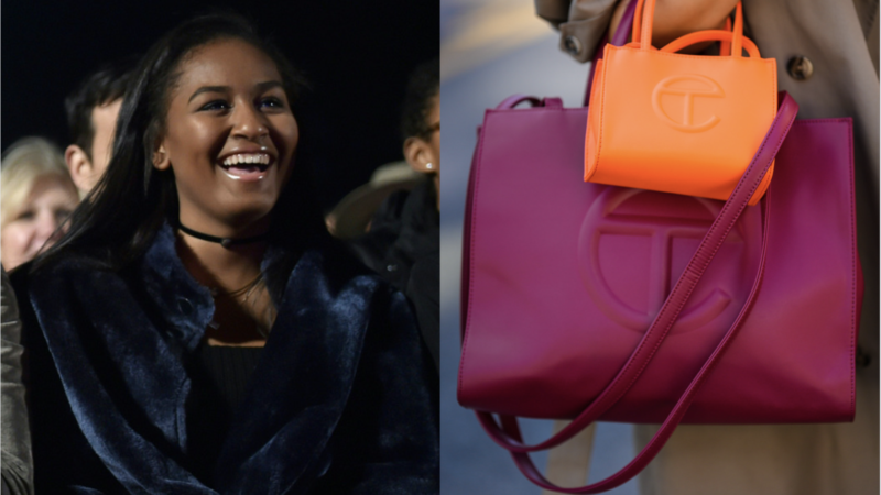 Sasha Obama Ruffles Feathers For Carrying School Books In Telfar On USC Campus