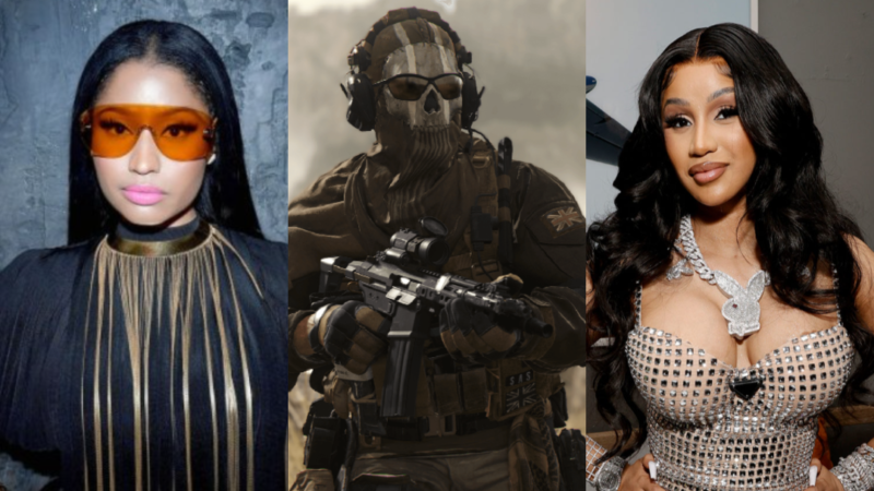Nicki Minaj Secures The 'Call Of Duty' Bag Cardi B Fumbled