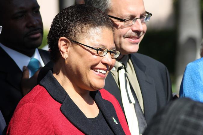 Karen Bass Makes History As The First Woman Elected Mayor Of Los Angeles