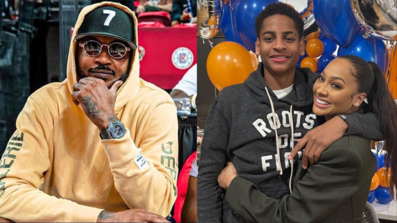 Carmelo and Lala Anthony's Son Kiyan, 15, Gets Basketball Scholarship