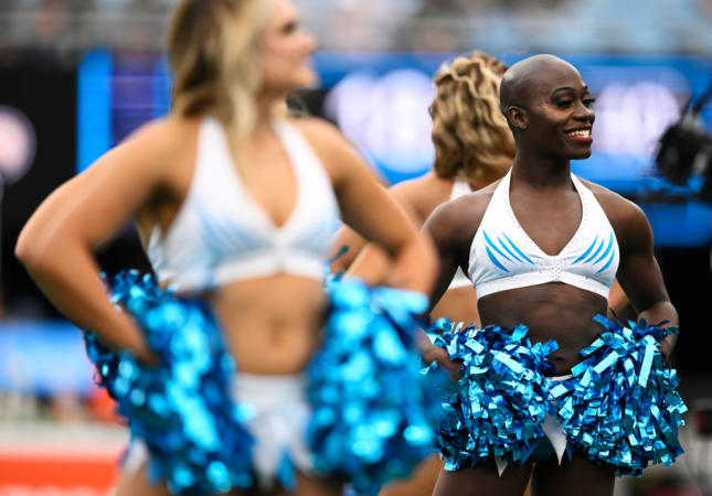 NFL's First Openly Trans Cheerleader Justine Lindsay Receives More Love Than Hate In Rookie Year