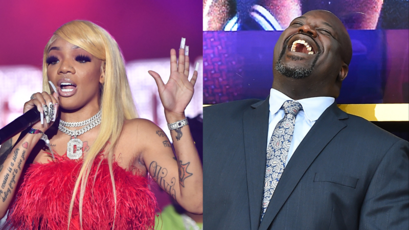 Shaquille O'Neal Shoots His Shot, Asks GloRilla To Marry Him On Instagram Live