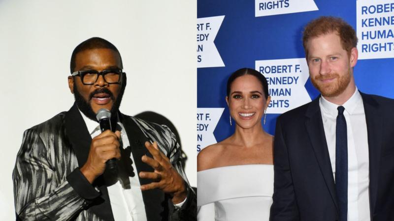 Tyler Perry Reveals He Is The Godfather Of Prince Harry And Meghan Markle's Daughter Lilibet