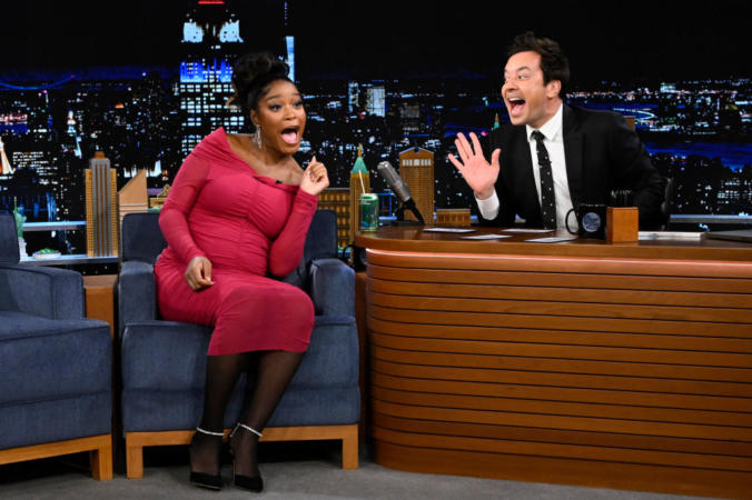 Keke Palmer Accidentally Reveals The Sex Of Her Baby In Interview With Jimmy Fallon