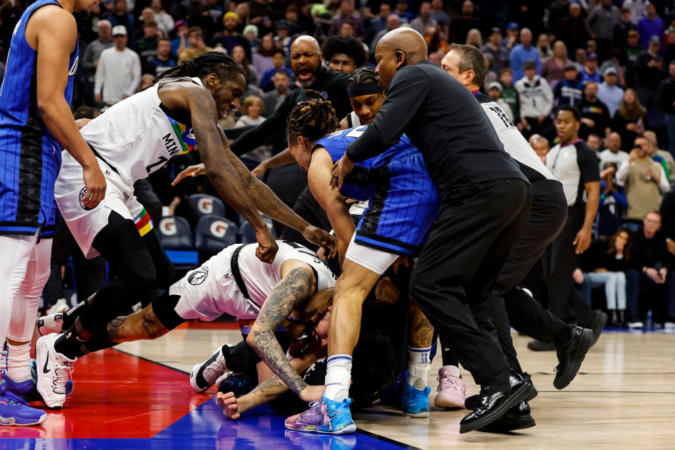 NBA Brawl At Orlando Magic And Minnesota Timberwolves Game Results In 5 Ejections, Triggered By Austin Rivers And Mo Bamba Altercation