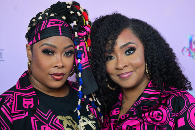 Da Brat And Wife Jesseca Harris-Dupart Announce They're Expecting A Baby Boy At Gender Reveal