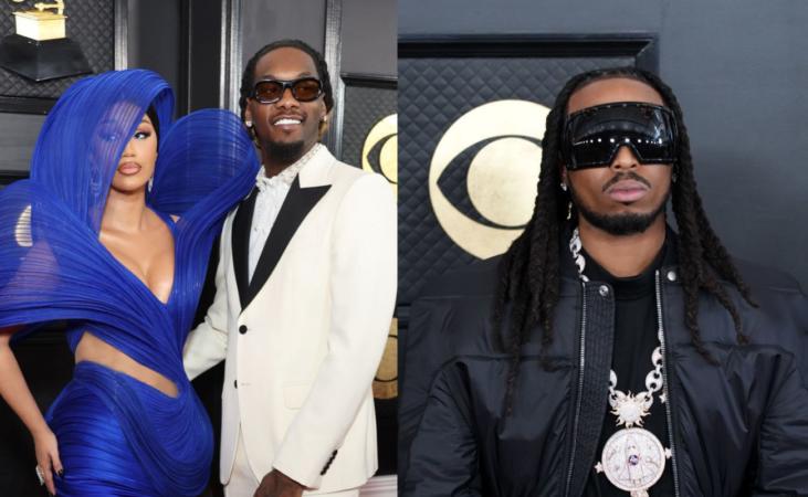 Cardi B Shown On Video Attempting To Diffuse Quavo And Offset's Grammy Night Altercation, Despite Offset Denying Report Of Fight