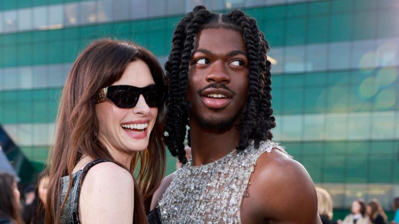 Lil Nas X Had The Best Exchange With Anne Hathaway When Meeting Her For The First Time