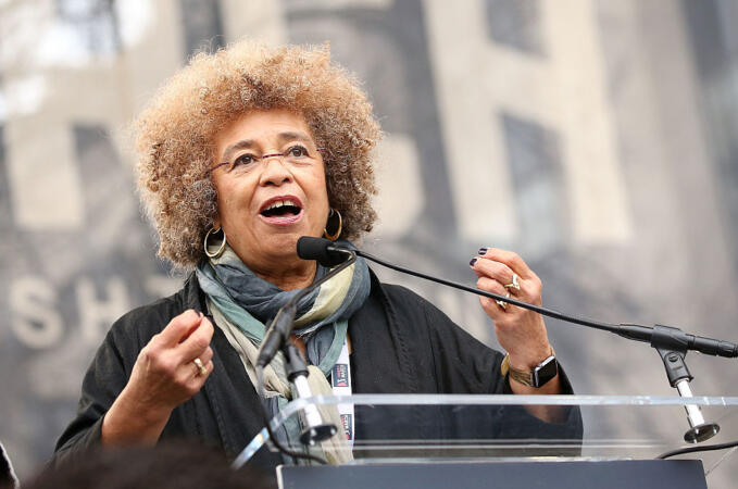Angela Davis Returns An Award From The City Of Atlanta To Protest Cop City Plans