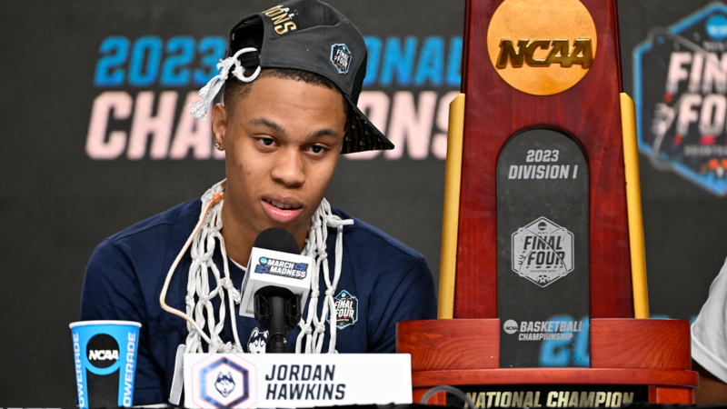 UConn’s Jordan Hawkins Plans To Celebrate NCAA Championship Victory With Cousin Angel Reese: 'The Cookout Gone Be Lit'
