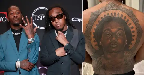 Offset Honors Takeoff With New Tattoo Love You L After Blavity