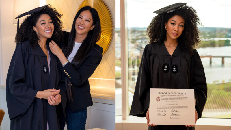 Aoki Lee Simmons Celebrates Graduating From Harvard University With A