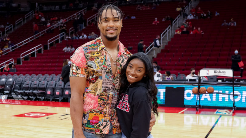 Newlyweds Simone Biles And Jonathan Owens Share ‘Fit And Healthy’ Honeymoon Pictures