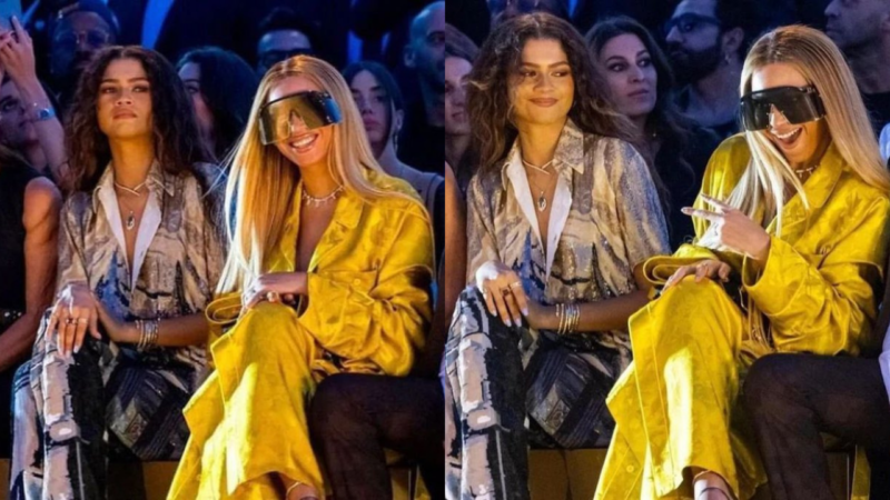 Zendaya sparkles while attending the Louis Vuitton Menswear fashion show,  where she sat next to Beyoncé and Jay Z. Willow and Jaden Smith…