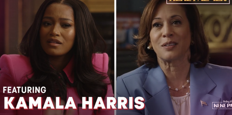 Keke Palmer Speaks With Kamala Harris About Maternal Health, Women's