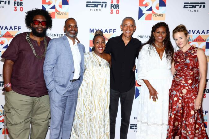 Barack And Michelle Obama Surprise Martha's Vineyard African American Film Festival To Introduce Higher Ground's Netflix Doc 'Descendant'