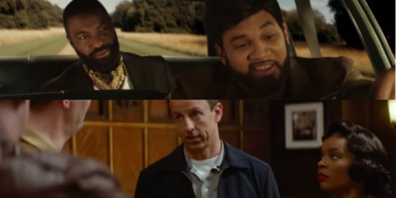 WATCH: White Savior Films 'Green Book' And 'Hidden Figures' Get Skewered In A Double Dose Of Late Night Satire On 'Desus & Mero' And 'Seth Meyers'