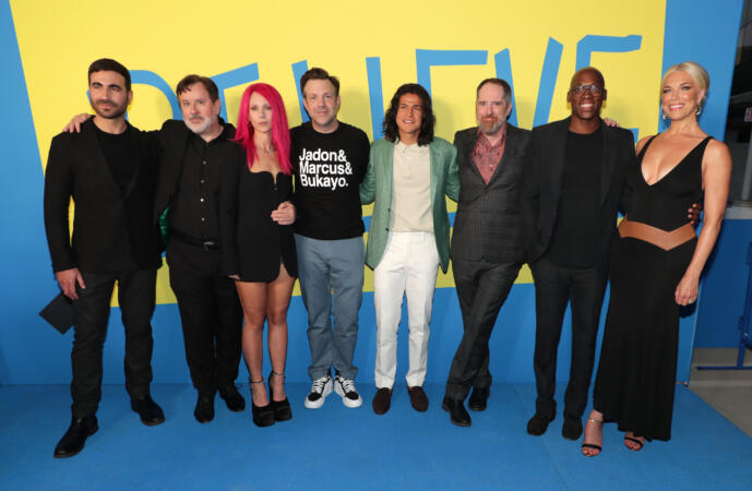 Jason Sudeikis Supports England's Black Soccer Players at 'Ted Lasso'  Premiere – The Hollywood Reporter