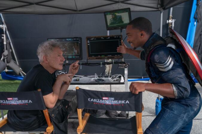 Marvel's 'Captain America 4' Reveals Title Change And First Look Of Anthony Mackie And Harrison Ford On Set
