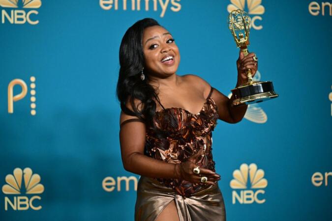Quinta Brunson Makes History With First Emmy Win, Is Third Black Writer First Emmys Win For 'Abbott Elementary'