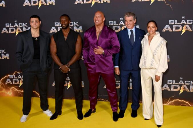 Black Adam Cast Interviews (Pierce Brosnan, Aldis Hodge, Noah Centineo,  Quintessa Swindell) 